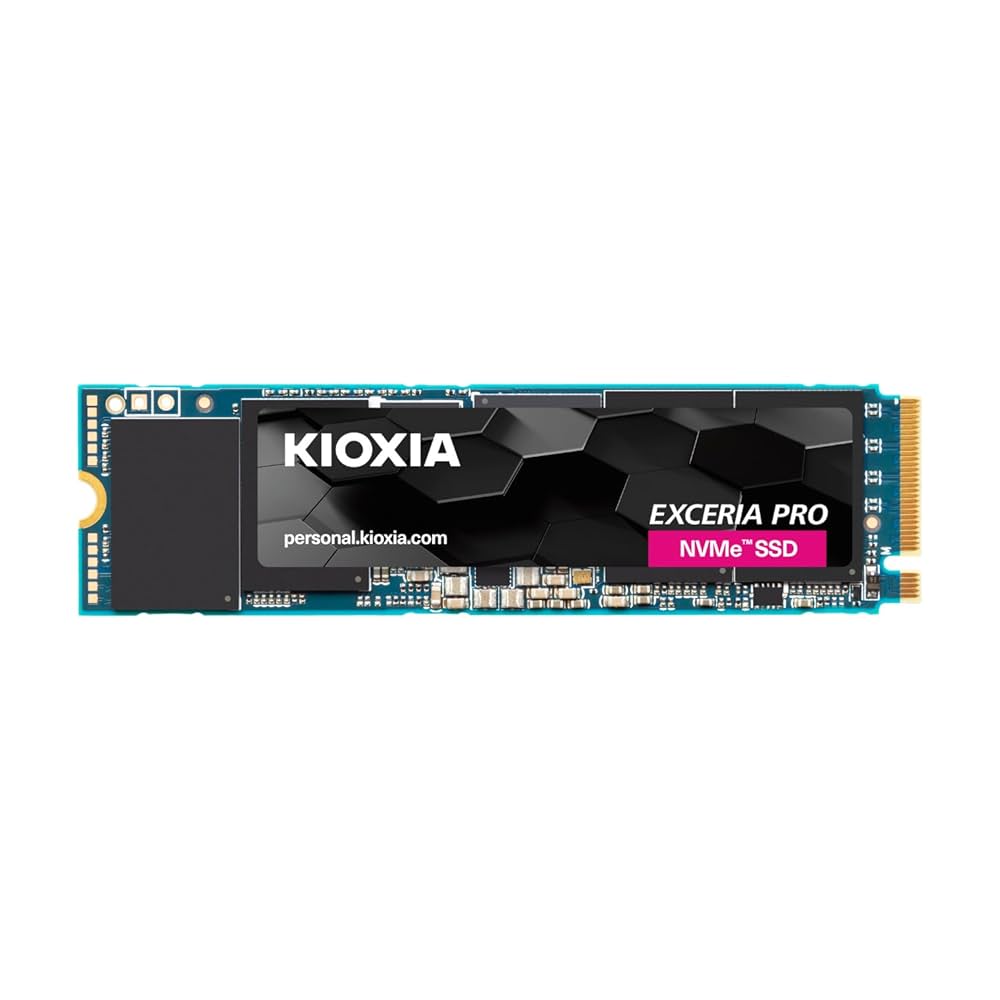 中古SSD KIOXIA EXCERIA PRO 1TB M.2 NVME KIOXIA EXCERIA PRO NVMe SSD, M.2 2280 Formfaktor, 1TB
